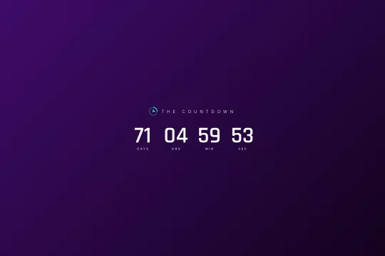Elegant countdown timer Webflow cloneable