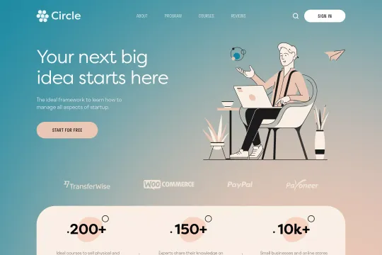 E-commerce Education Template Webflow cloneable