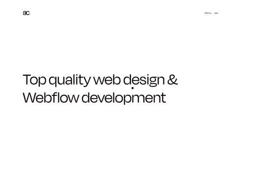 Personal Design Template Webflow cloneable