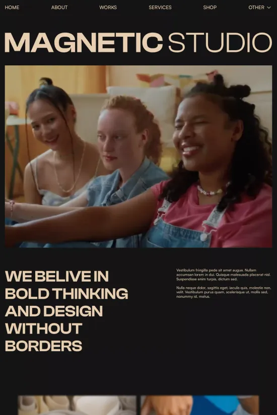 Bold Creative Agencies Webflow Website Template