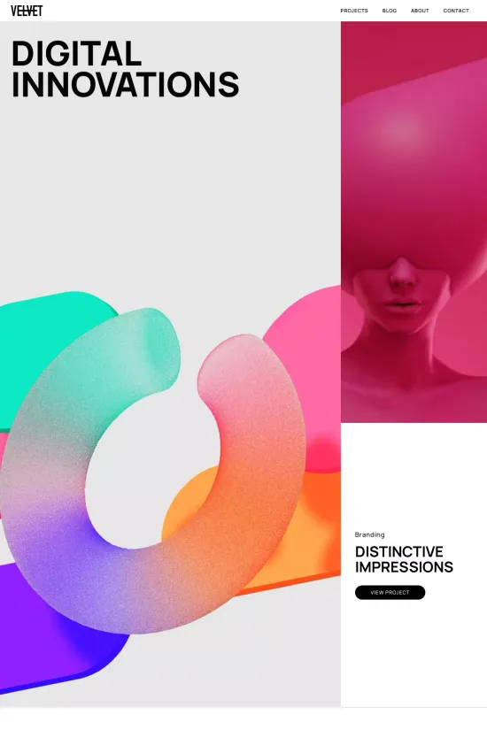 Creative Black Modern Webflow Website Template