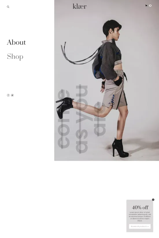 Photography Light Minimalist Webflow Website Template