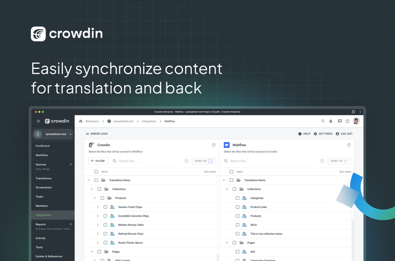 Enhance your Webflow app with Crowdin for seamless multilingual capabilities. Streamline localization, ensure quality, and improve user experience with efficient translation management. Ideal for Webflow designers and developers aiming to reach global audiences.